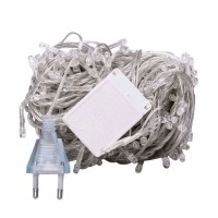 Гірлянда штора 3х2 м 144 LED світлодіодна мідний провід 16 ниток ZWM2320LEDML (68748)