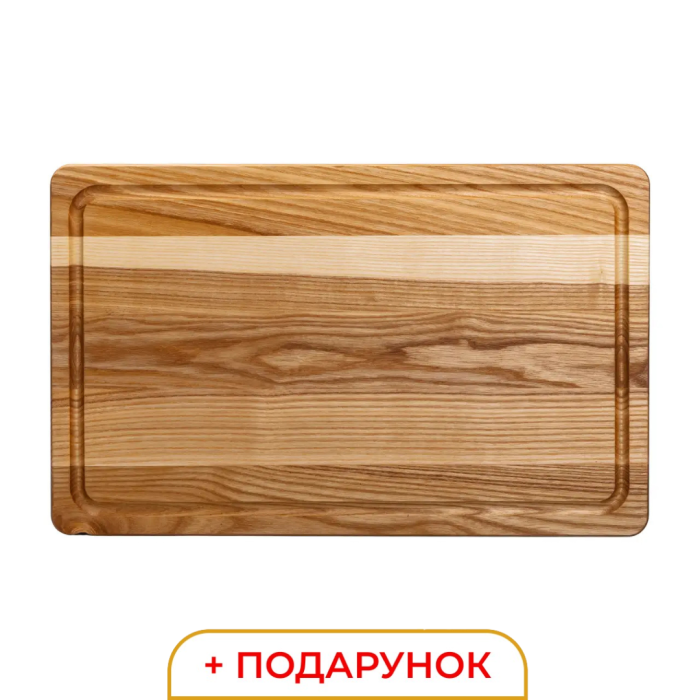 Прямокутна дошка для сервірування 40×20 см для подачі, ясен (37592)