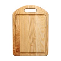 Обробна дерев'яна дошка прямокутна 35×25 см ясен (48776)