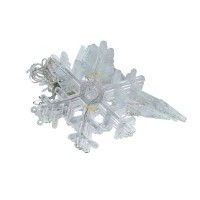 Гірлянда світлодіодна штора GarlandoPro сніжинка і зірка 12 фігур 3х1 м гірлянда зірка Синій 1733062BL (55391)