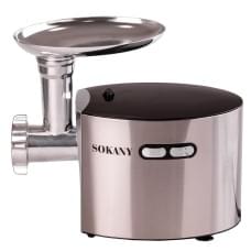 М'ясорубка Sokany SK091 для дому 2500 Вт сталь (42519)