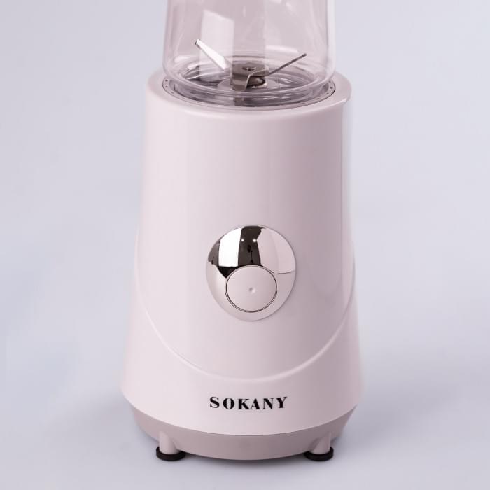 Міні для смузі Sokany BL-709A на 400 мл 260 Вт білий (28757)
