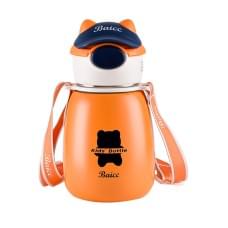 Термос дитячий з поїльником Baicc Kids Bottle 500ml термос із трубочкою для дітей Помаранчевий HPGM8860O (88081)
