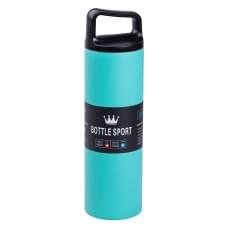 Термос металевий 500 мл з нержавіючої сталі Bottle Sport з ручкою м'ятний HPGM5009M (16263)