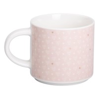 Кружка керамічна 350 (мл) для кави та чаю Рожева (80128)