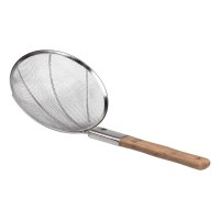 Шумівка "павук" з дерев'яною ручкою Ø 24 см для фритюру та Вок (76721)