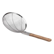 Шумівка "павук" з дерев'яною ручкою Ø 24 см для фритюру та Вок (76721)