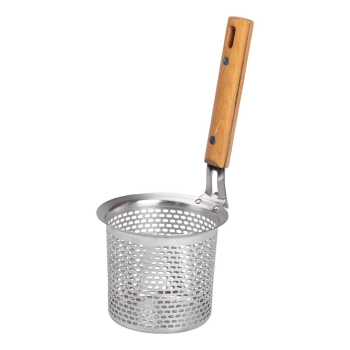 Сито з нержавіючої сталі для фритюру та варіння 10х8 см (53762)