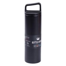 Термос металевий 500 мл з нержавіючої сталі Bottle Sport з ручкою чорний HPGM5009B (86492)