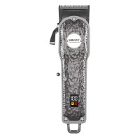 Машинка для стрижки Sokany SK-LF-9976 акумуляторна з 4 насадками та USB срібло (63818)