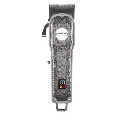 Машинка для стрижки Sokany SK-LF-9976 акумуляторна з 4 насадками та USB срібло (63818)