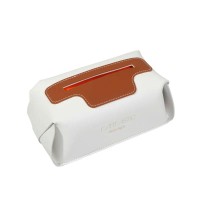 Серветниця автомобільна 21х12х8 см контейнер для серветок, Білий (62032)