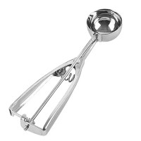 Кругла ложка для морозива 6,5х22,8 см см із нержавіючої сталі (51488)