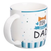 Чашка керамічна з написами 450 (мл) My best dad RX-N240278MD (70166)