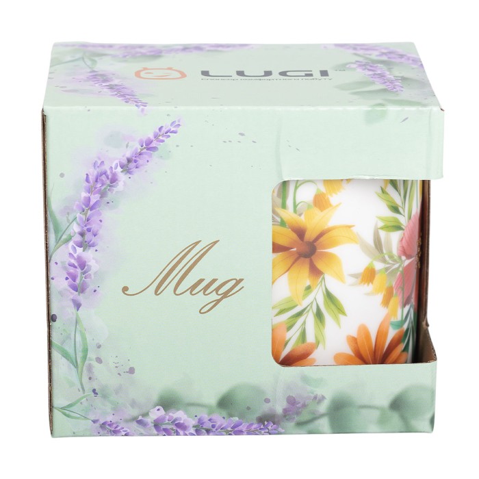 Кружка керамічна з малюнком 400 (мл) для чая та кави (74955)