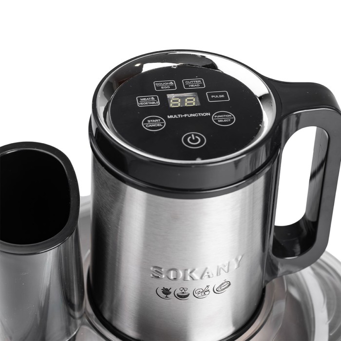 Чопер подрібнювач кухонний електричний 800 Вт з чашею на 3,5 літра м'ясорубка Sokany SK-06036 (85014)