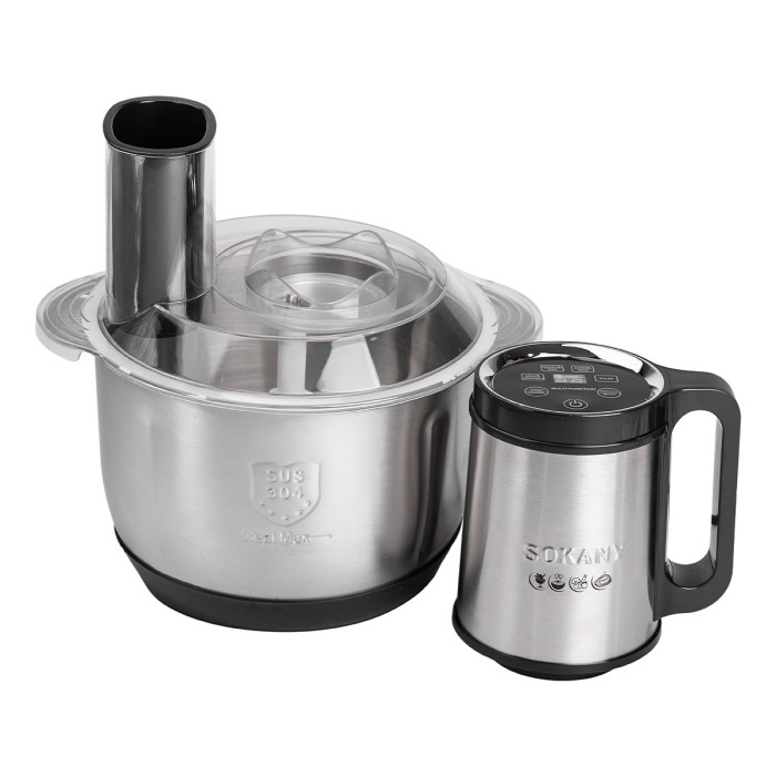Чопер подрібнювач кухонний електричний 800 Вт з чашею на 3,5 літра м'ясорубка Sokany SK-06036 (85014)