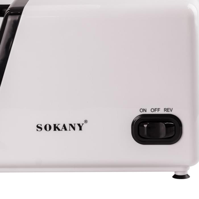 Електрична м'ясорубка для фаршу Sokany електром'ясорубка для дому потужна 2500 Вт з насадками Біла SK-312 (22885)