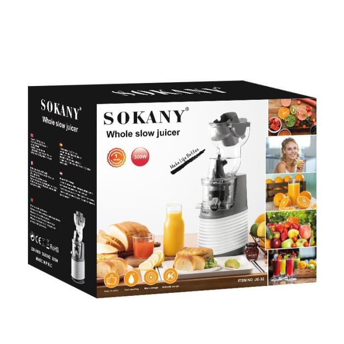 Соковижималка шнекова для томатів 300 Вт Sokany (74103)