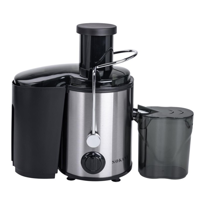 Соковижималка електрична шнекова 800 Вт Чорна Sokany SK-4000 (56862)