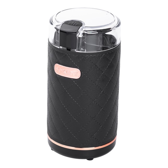 Кавомолка мультимолка електрична 150 Вт 50 г автоматична для дрібного помолу Чорна Sokany (32556)