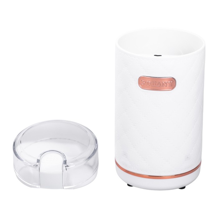 Кавомолка мультимолка електрична 150 Вт 50 г автоматична для дрібного помолу Біла Sokany (77243)