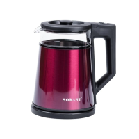Електрочайник з автоматичним відключенням 1.7 л Sokany дисковий 2000 Вт SK-SH-1076R (70799)