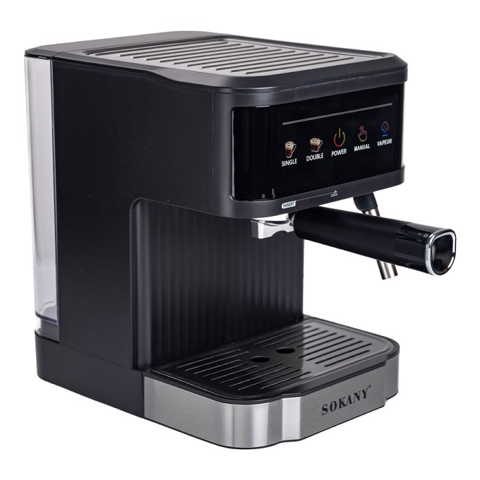 Кавомашина з капучинатором 1.8 л професійна Sokany електрична (26966)