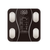 Ваги підлогові Sokany електронні до 180 кг синхронізація з телефоном Чорні (38077)