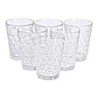 Набір скляних склянок 6 шт. 400 мл для лимонадів, соку, води, коктейлів. (51569)