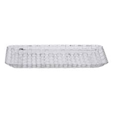 Блюдо для закусок скляне 25*12,5*1,5 см прямокутне HP-YH-33 (41819)