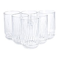 Набо склянок з товстого скла 6 шт скляні стакани 500 мл для холодних напоїв скляні стакани 500 мл (48407)