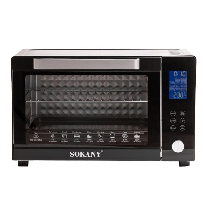 Духовка електрична Sokany з конвекцією на 50 л, 1700 Вт SK10011 (40192)