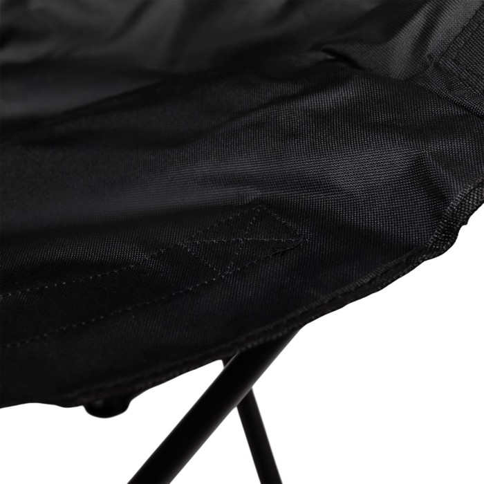 Крісло для риболовлі розкладне туристичне 47х58х70 см для пікніка на природу з кишенею Чорне (67124)