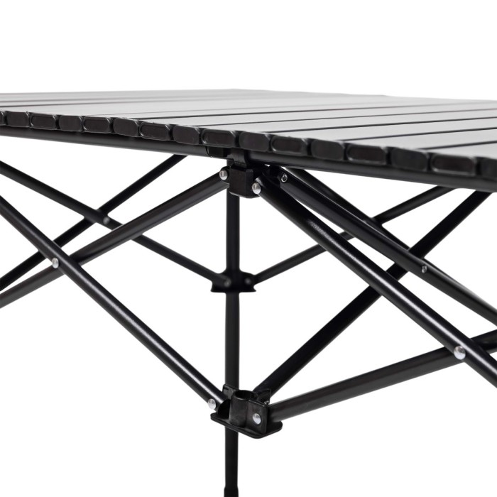 Стол для пикника раскладной туристический 95х55х50 см стол походный для отдыха на природе Чорний (63560)