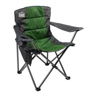 Крісло для риболовлі розкладне туристичне 58х94х95 см складне крісло для для відпочинку на природу Зелене (70298)