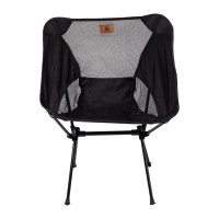 Крісло туристичне складне 55х55х70 см для кемпінгу на природу в чохлі Чорне (82250)