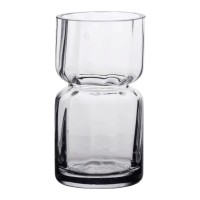 Декоративна ваза для квітів 15 см скляна прозора ваза 600 мл скляна прозора ваза 600 мл HP-10-13 (84209)