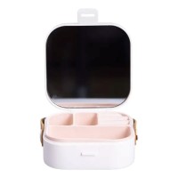 Скринька для прикрас 9×9×3.8 см міні органайзер для ювелірних виробів HP-5-27W (19995)