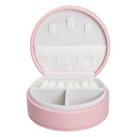 Скринька для прикрас з еко шкіри 10×9×4.5 см ​​органайзер для ювелірних виробів HP-5-31P (82707)