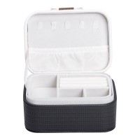 Скринька для прикрас з еко шкіри 15.5×11.5×8.5 ​​органайзер для ювелірних виробів HP-5-37B (80715)