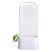 Контейнер для зберігання зелені у холодильнику 14×7×26 см ємність для зелені Білий HP-DS2-1 (50488)