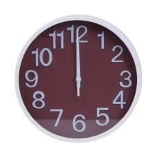 Годинник настінний 19,5 см, білий HP218W (73122)