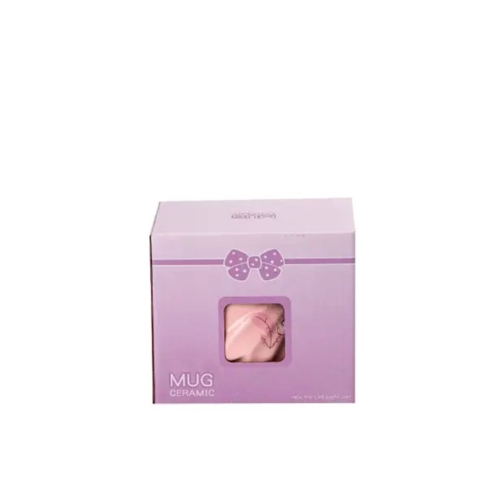 Чашка керамічна Flamingo 500мл з кришкою і ложкою чашки для кави Smile HPCY8276SM (46495)
