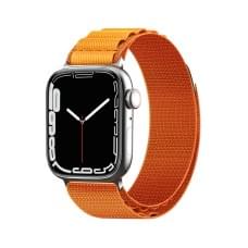 Ремінець для смарт годинників Apple Watch ремінці для фітнес годинників Жовтогарячий (76594)
