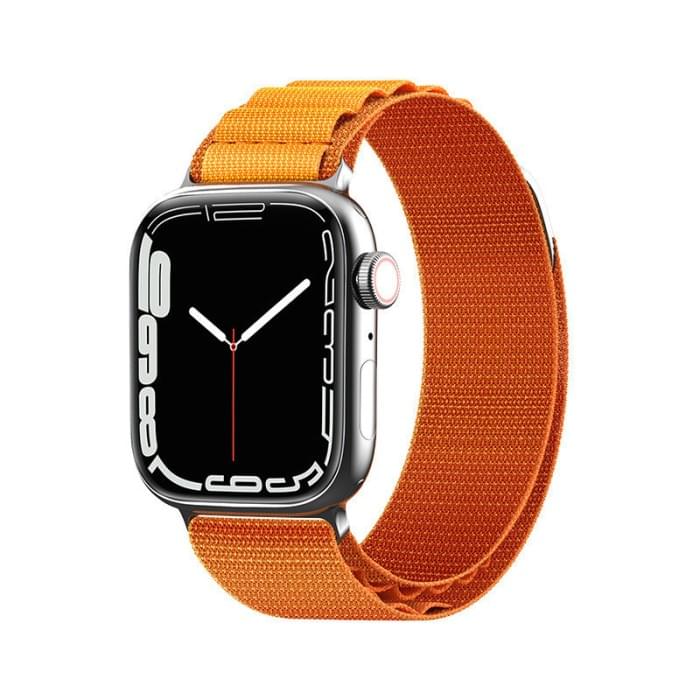 Ремінець для смарт годинників Apple Watch ремінці для фітнес годинників Жовтогарячий (76594)