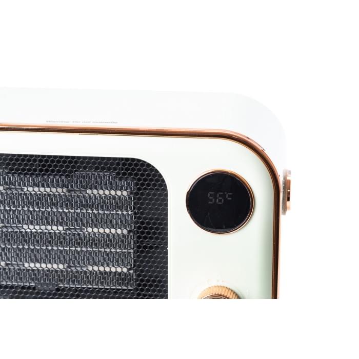Тепловентилятор SmartX 1200W White обігрівач електричний Зелений (52632)