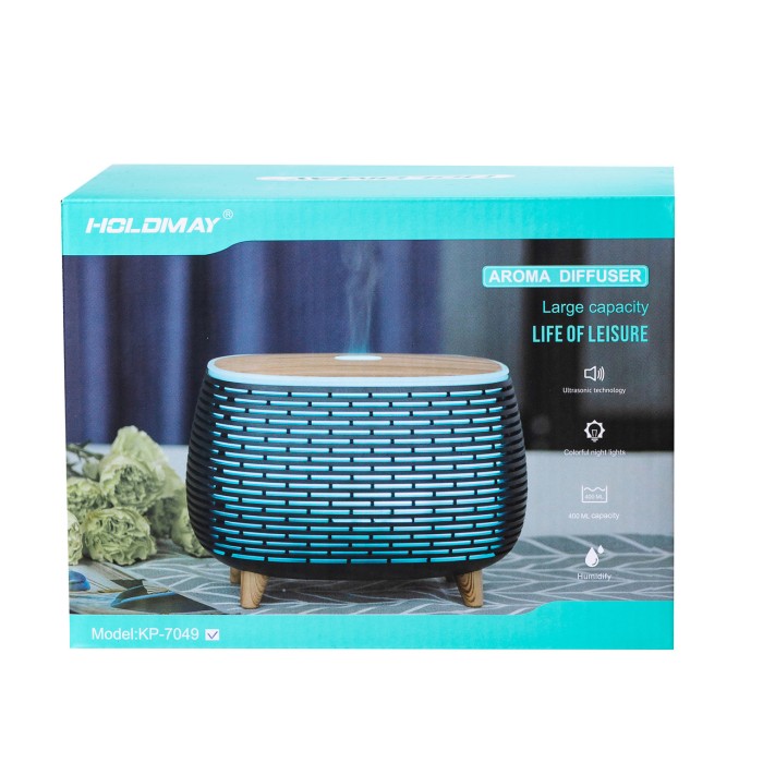 Зволожувач повітря Holdmay Life of Leisure Aroma Diffuser 400ml Чорний (23065)