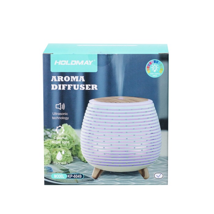 Зволожувач повітря Holdmay Aroma Diffuser 140ml Чорний (25148)