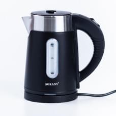 Електрочайник Sokany SK-0808 1200W Чорний (64665)